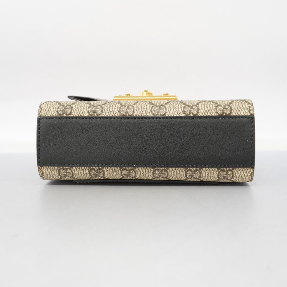 Gucci Hardware Supreme Beige Black Brown Gold GG Shoulder Bag - Picture 3 of 7